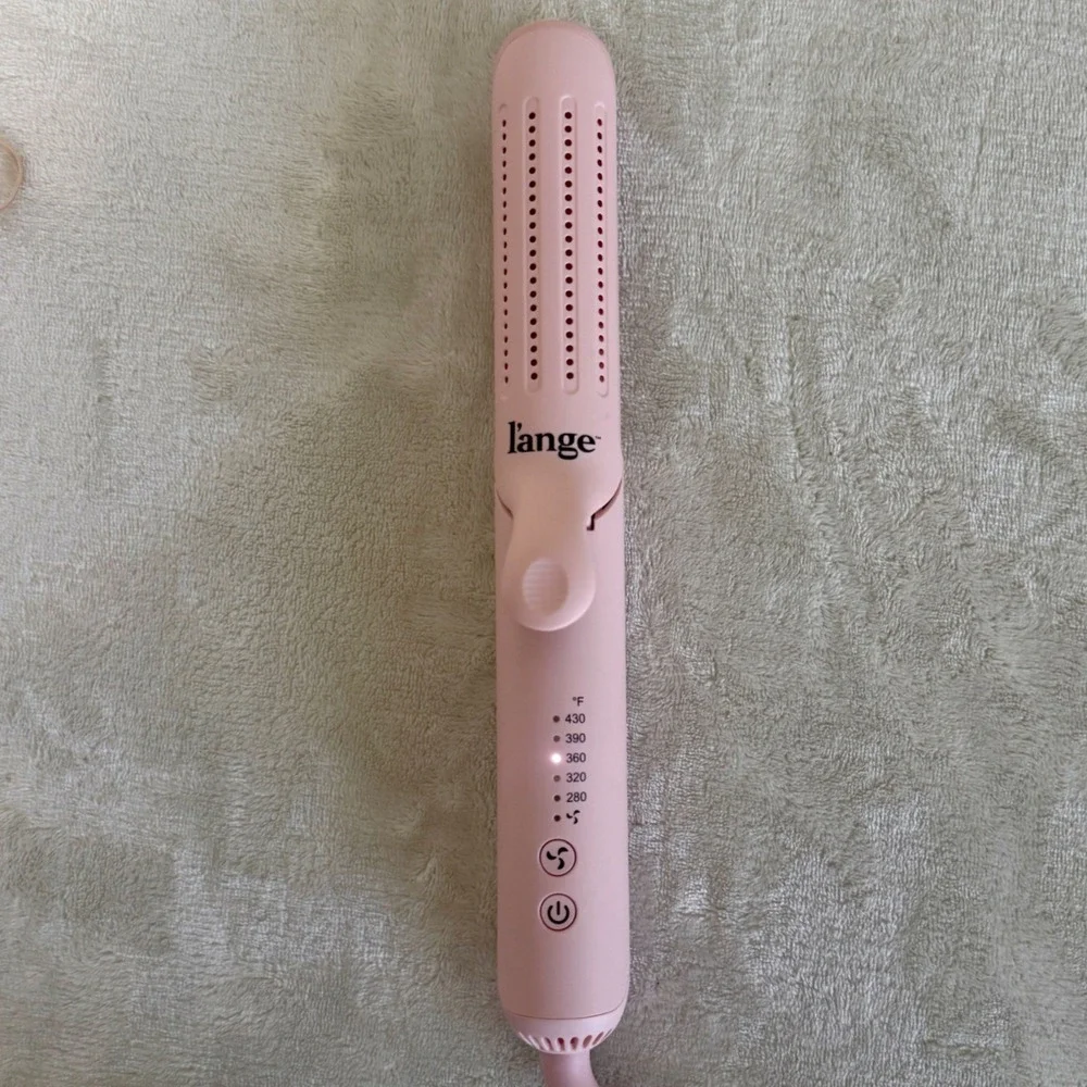 Lange Pink Hair Straightening Brush
